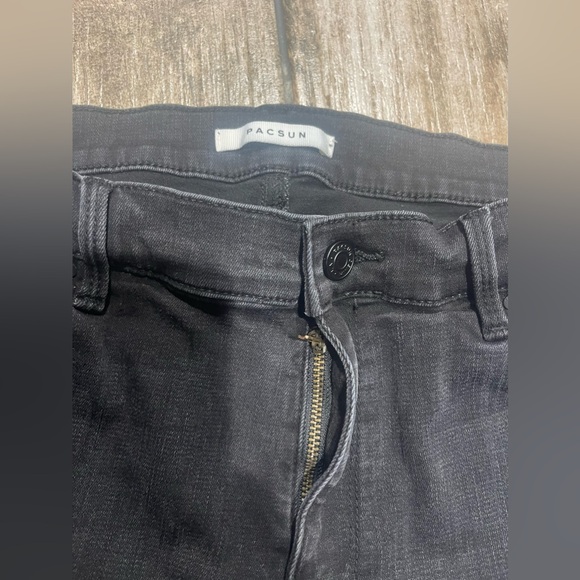 PACSUN High Rise Distressed Jeggings Women’s Size 30L - Picture 7 of 10